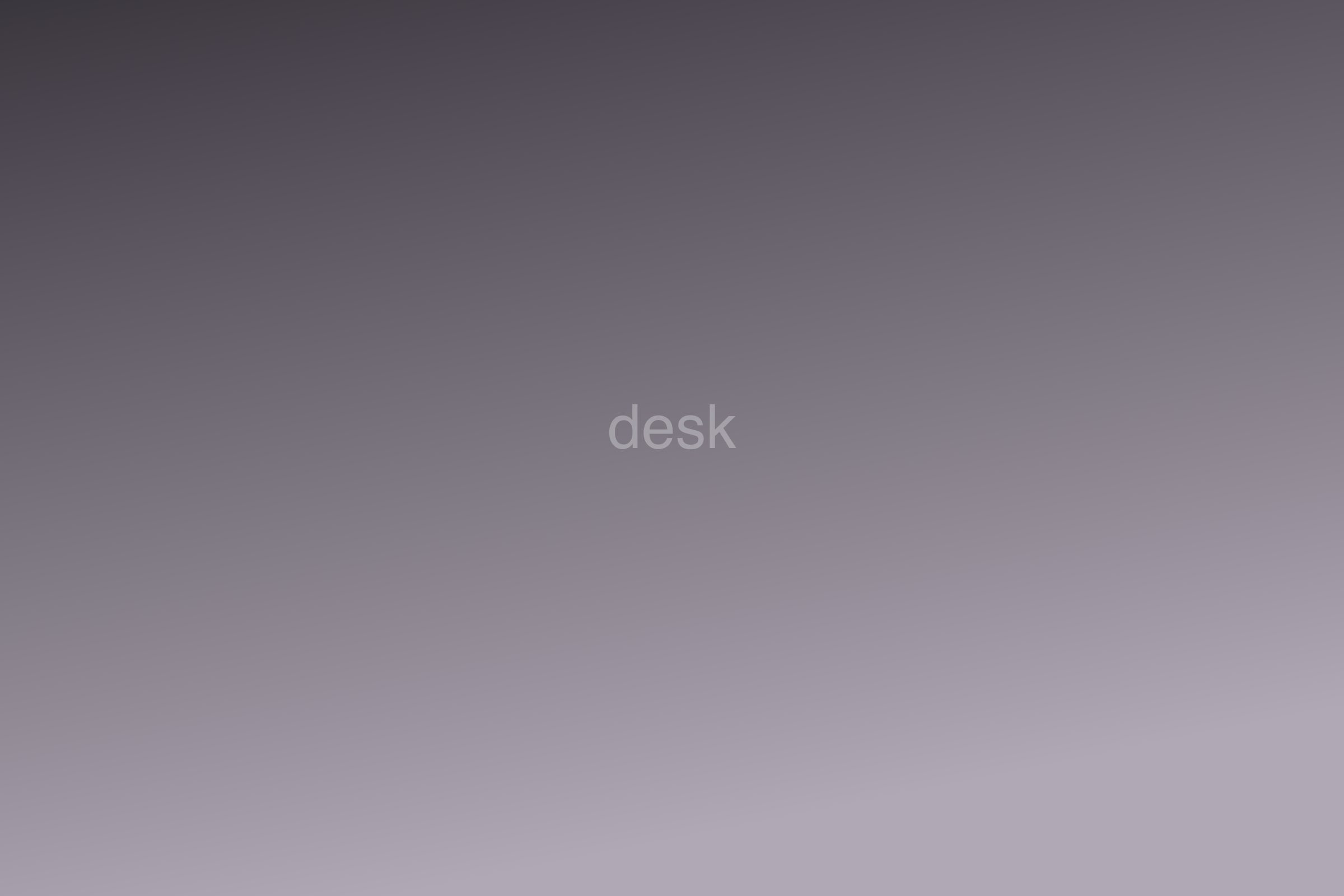 A desk