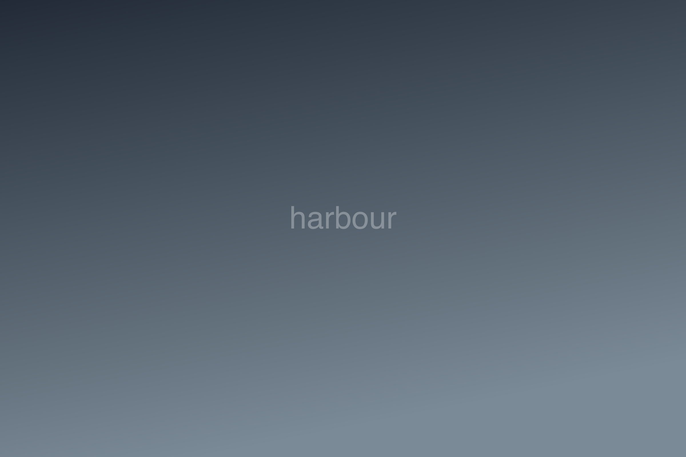 Harbour at dawn